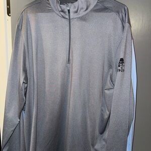 Men's Lightweight Gray Quarter-Zip Jacket